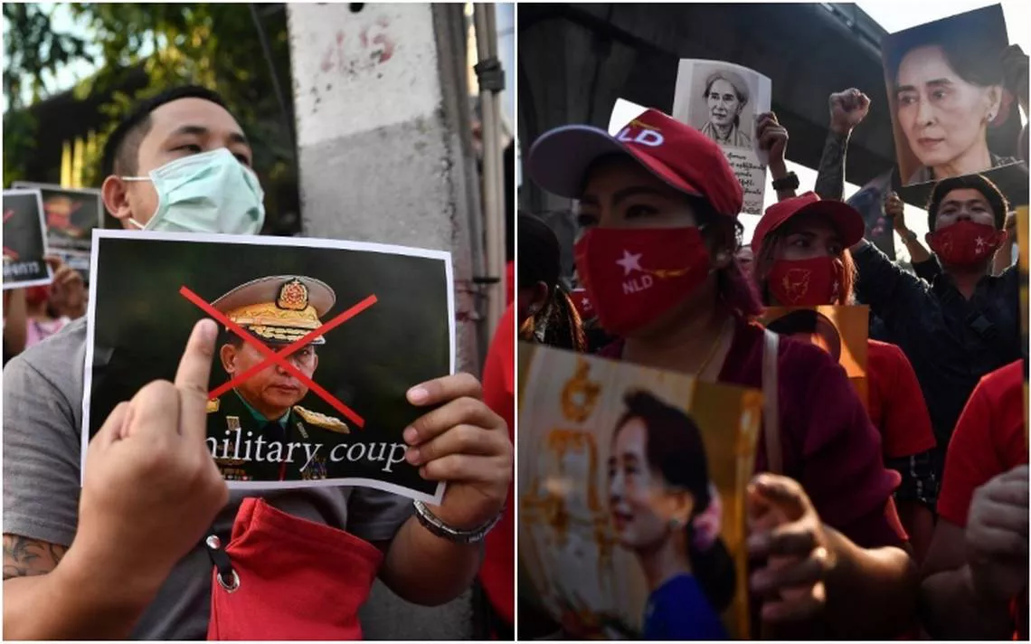 que esta pasando en birmania golpe de estado donde está birmania v